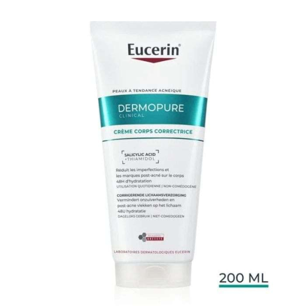 EUCERIN DERMOPURE CREME CORPS TRIPLE ACTION 200 ML
