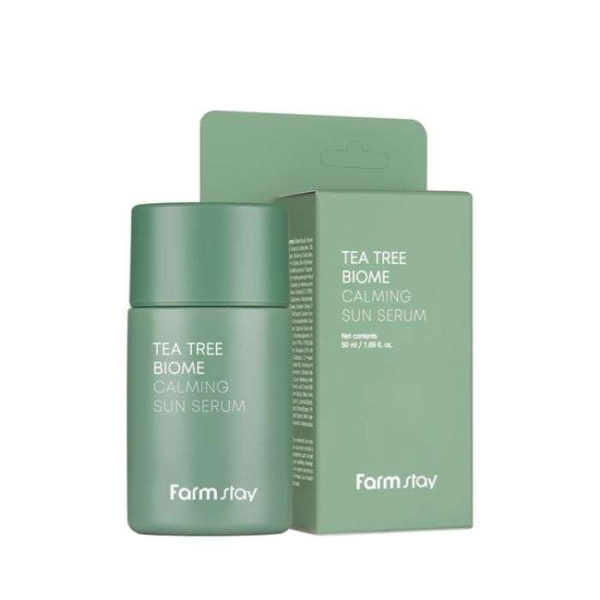 FARMSTAY TEA TREE BIOME CALMING SUN SERUM 50ML
