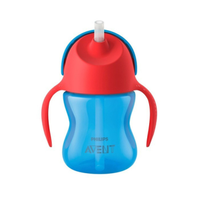 AVENT TASSES A PAILLE 200 ML / 7OZ 9M+ BLEU