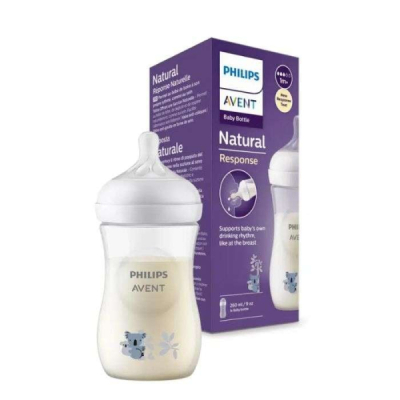 AVENT BIBERON NATURAL RESPONSE 260ML 1M+MOTIF KOALA