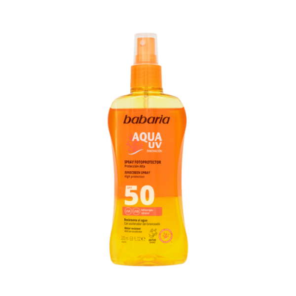 BABARIA AQUA UV SPRAY FOTOPROTECTOR SPF 50 200 ML