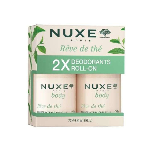 NUXE REVE DE THE 2 DEODORANTS ROLL ON 50ML