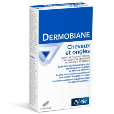 PILEJE DERMOBIANE CHEVEUX ET ONGLES 40 GELULES