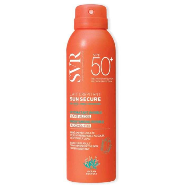 SVR SUN SECURE LAIT CREPITANT SPF 50+ 200 ML