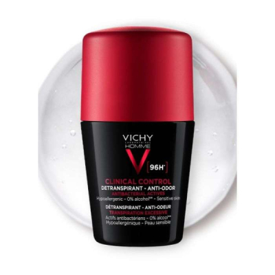 VICHY HOMME CLINICAL CONTROL DETRANSPIRANT 96 H