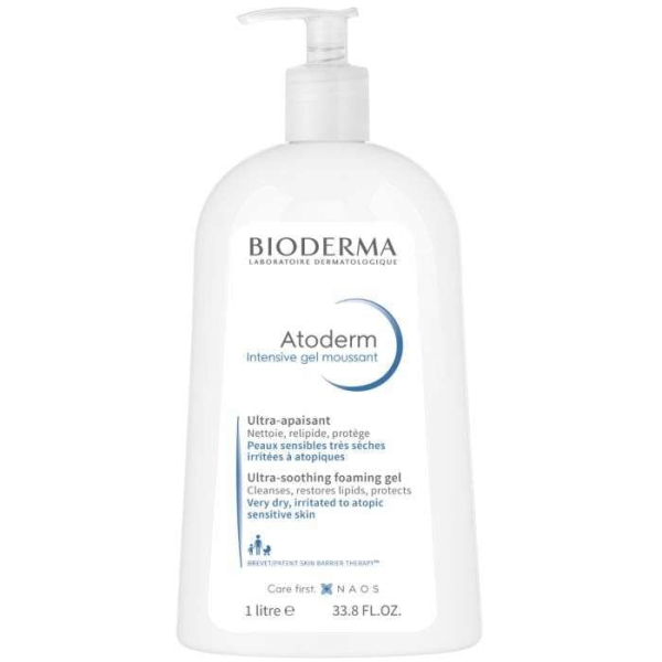 BIODERMA ATODERM INTENSIVE GEL MOUSSANT 1L