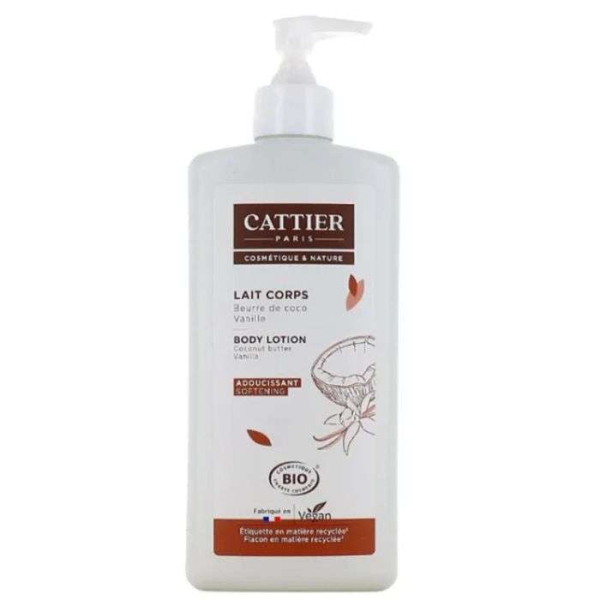 CATTIER LAIT CORPS BEURRE DE COCO VANILLE 500 ML